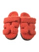 Hermès Chypre Shearling Slides
