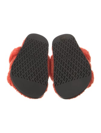 Hermès Chypre Shearling Slides