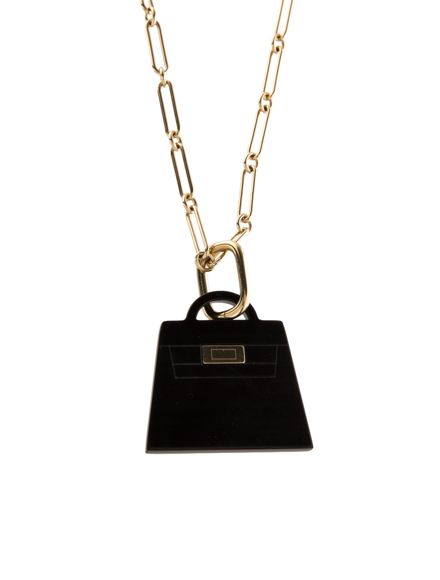 Hermès Large Kelly Amulet Pendant Necklace