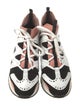 Hermès Colorblock Pattern Eyelet Trim Sneakers