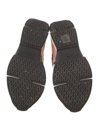 Hermès Colorblock Pattern Eyelet Trim Sneakers