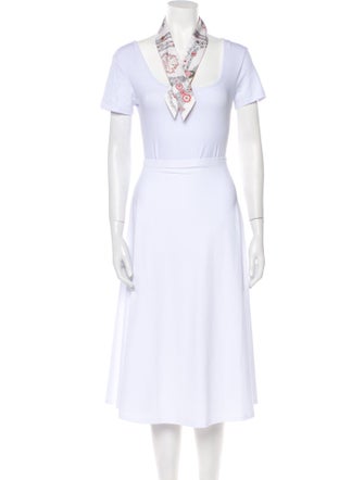 Hermès Brides de Gala en Fleurs Silk Twilly Scarf