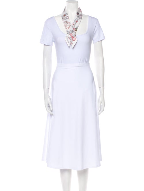 Hermès Brides de Gala en Fleurs Silk Twilly Scarf