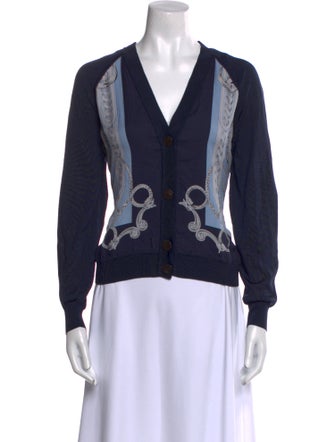 Hermès Silk Printed Sweater