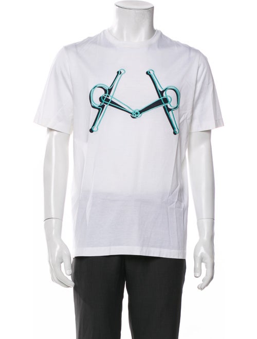 Hermès Graphic Print Crew Neck T-Shirt