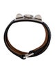 Hermès Leather Rivale Double Tour Bracelet