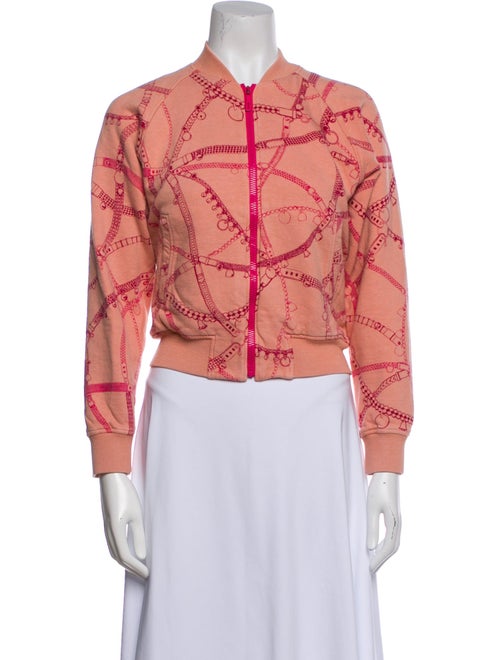 Hermès Floral Print Bomber Jacket