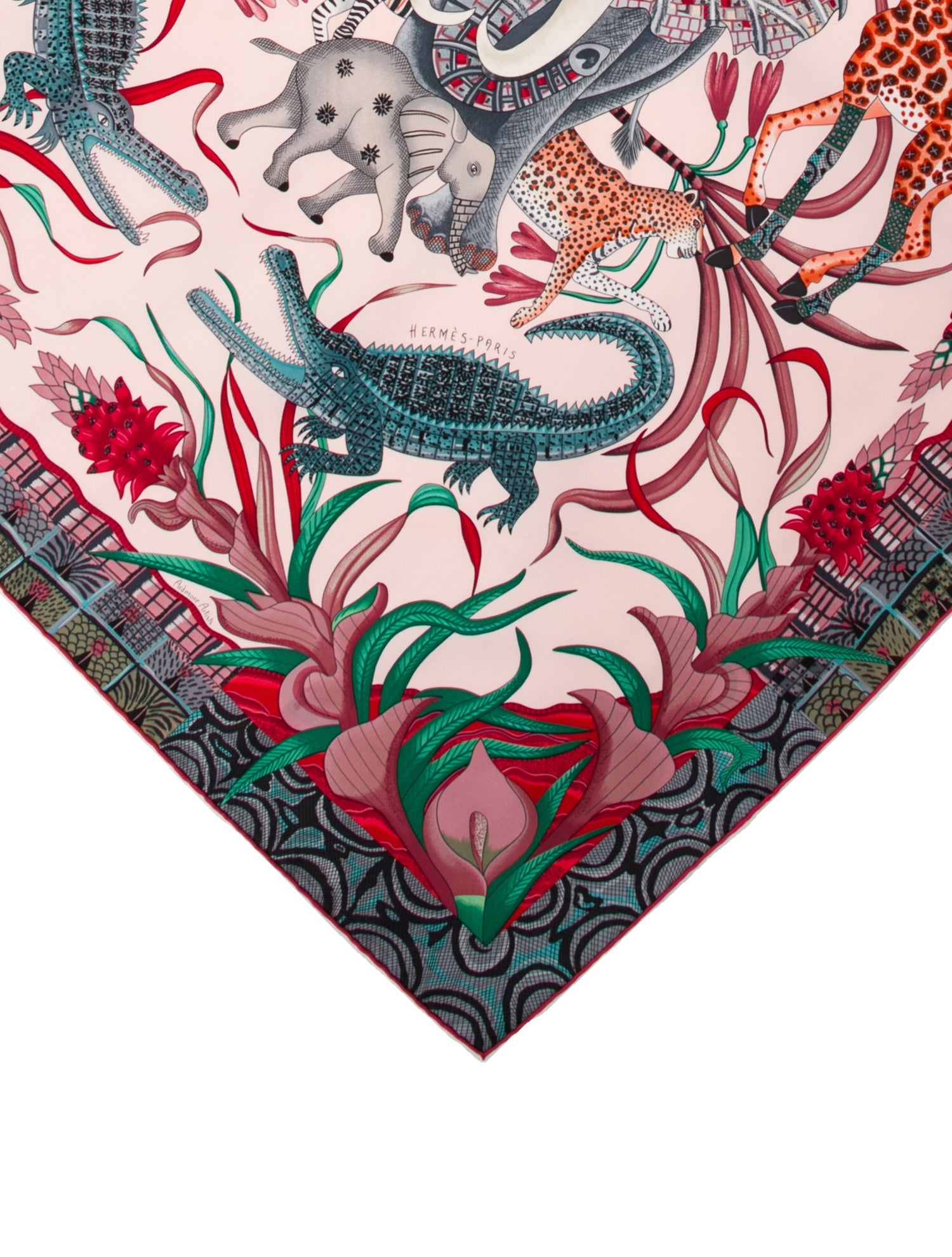 Hermès La Marche du Zambeze Silk Scarf