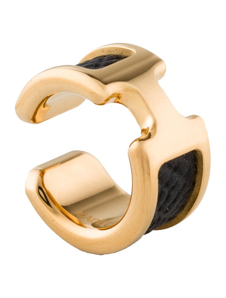 Hermès Leather Olympe Ear Cuff