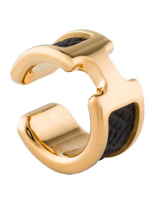 Hermès Leather Olympe Ear Cuff