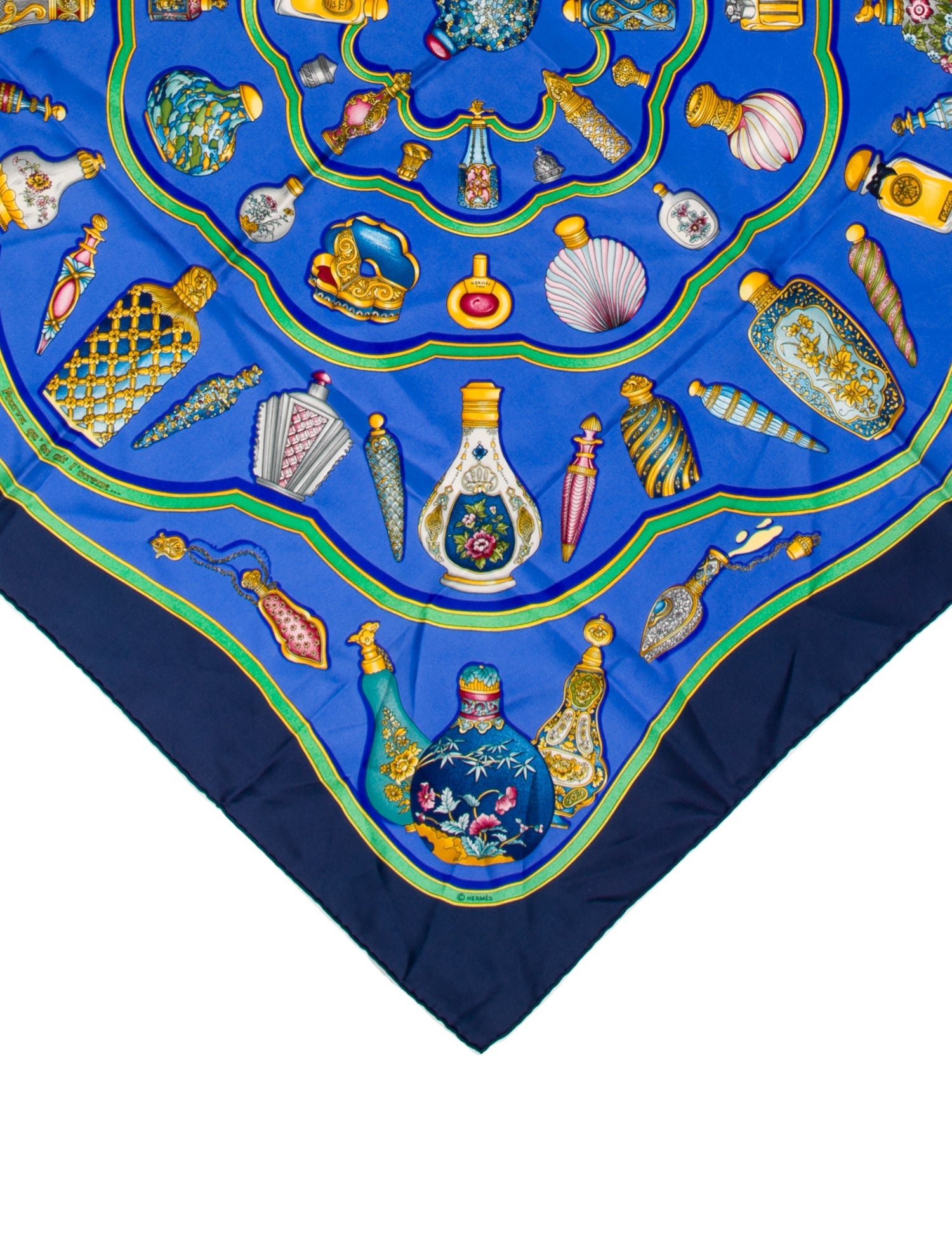 Hermès Qu'importe le Flacon Pourvu Qu'on ait L'ivresse Silk Scarf