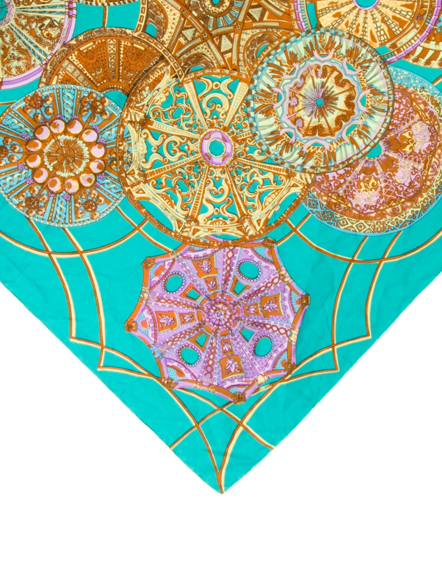 Hermès Les Dômes Célestes Silk Shawl