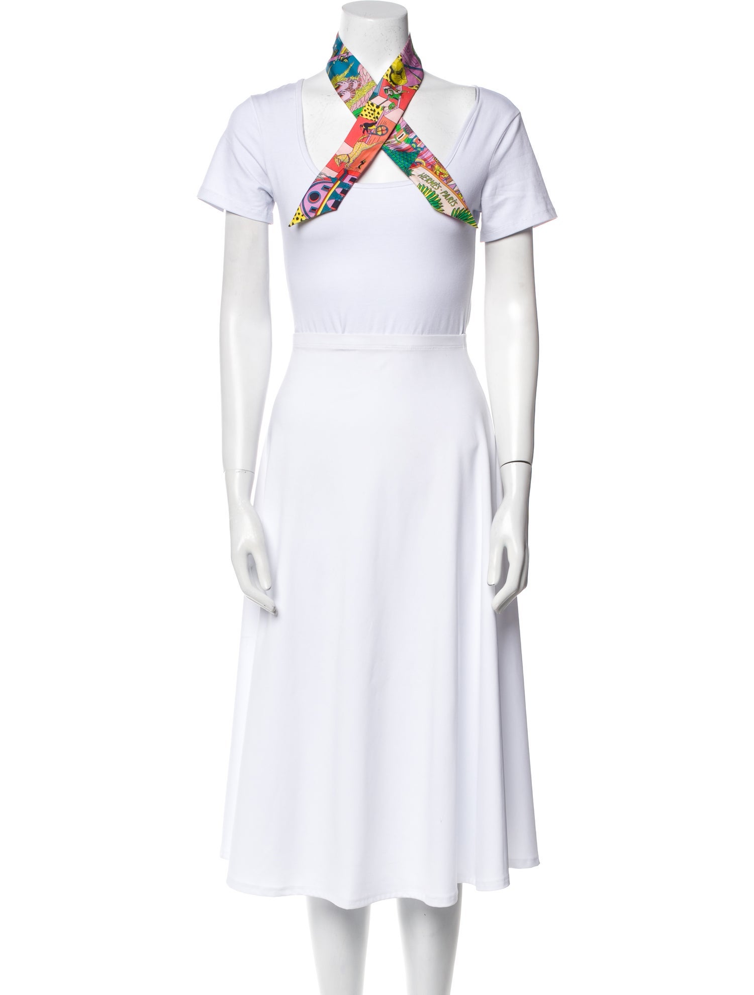 Hermès Animapolis Silk Twilly Scarf