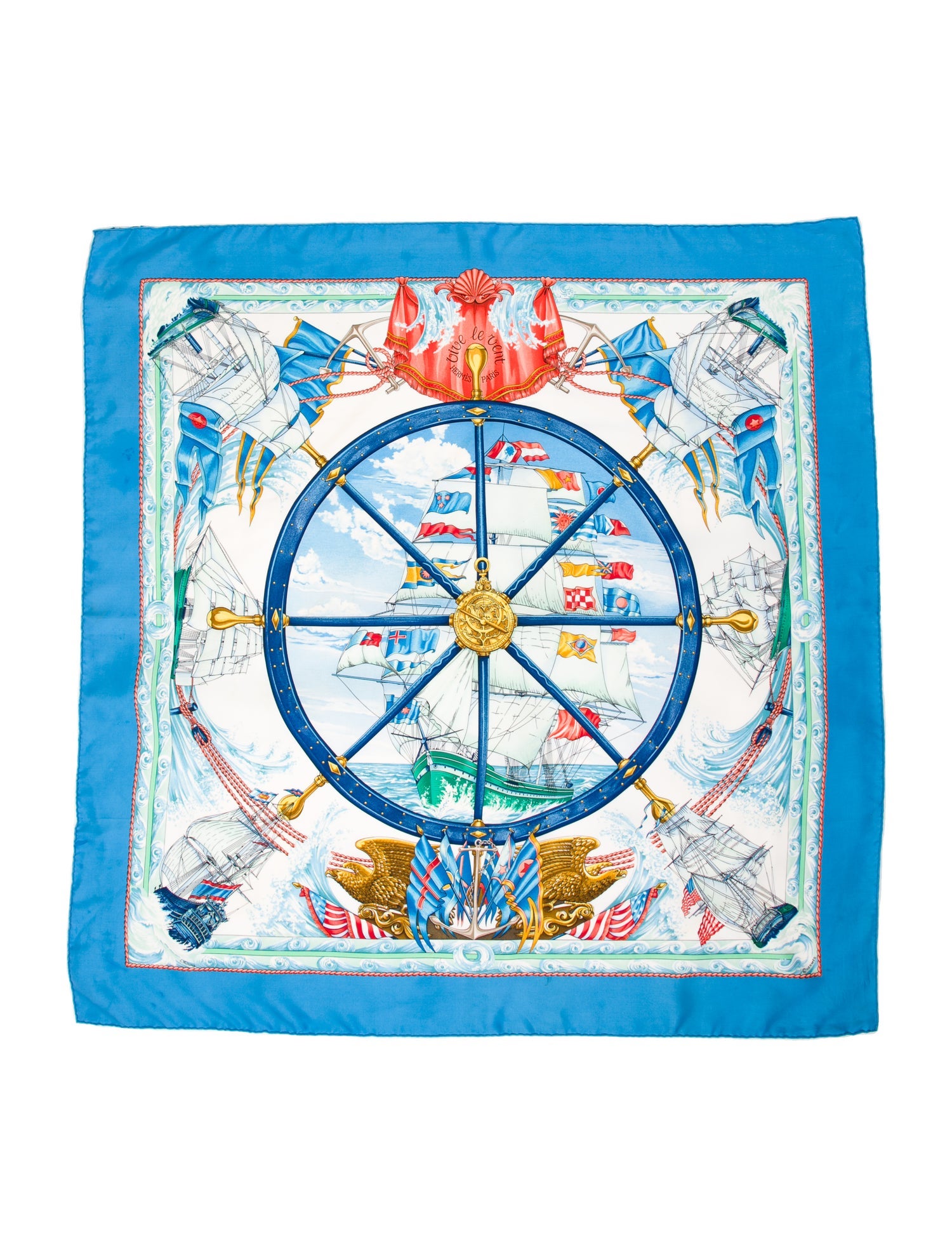 Hermès Vive Le Vent Silk Scarf