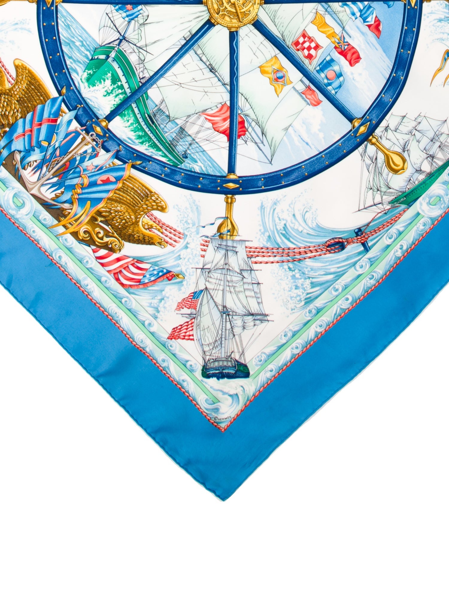 Hermès Vive Le Vent Silk Scarf