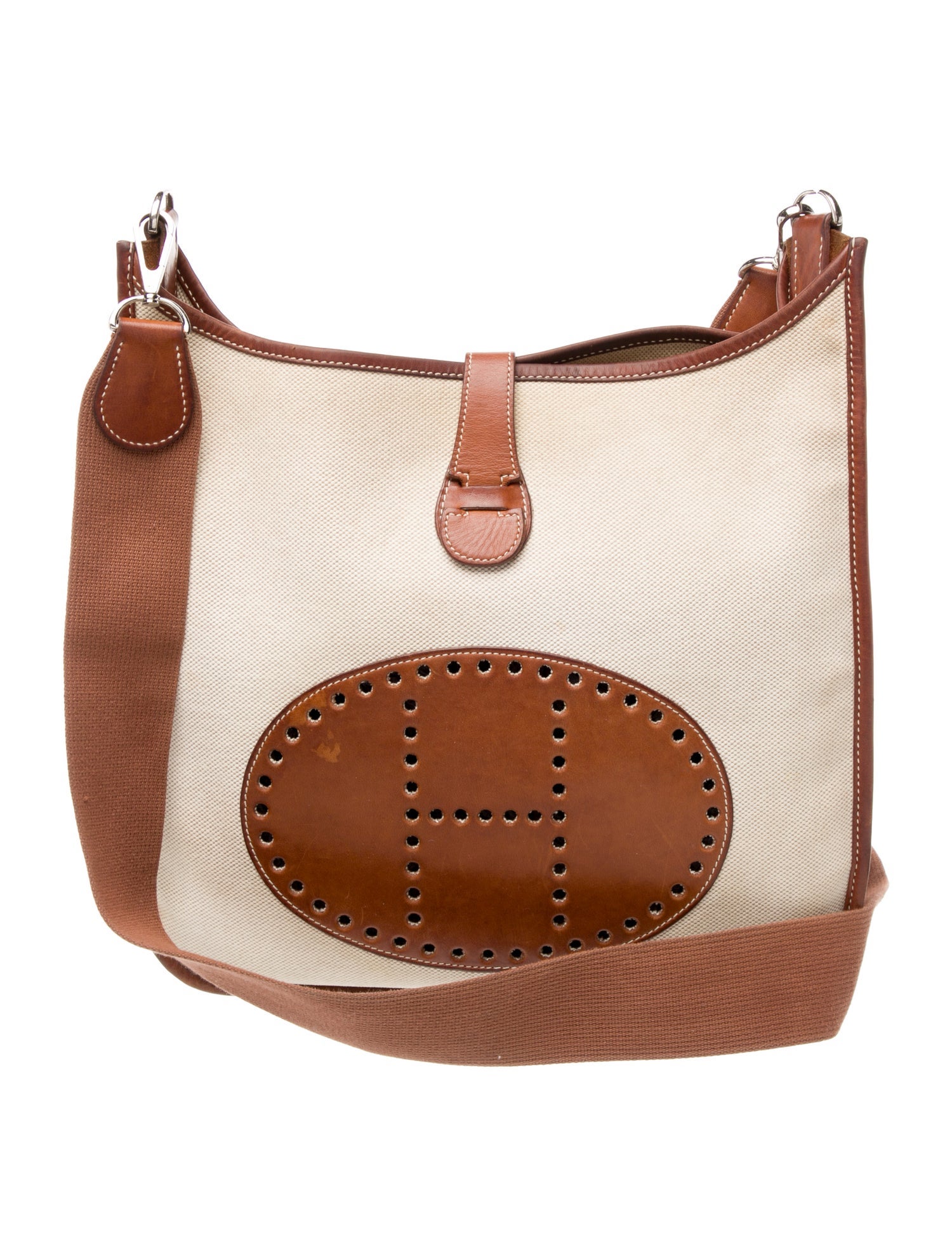 Hermès Toile & Barenia Evelyne III 33