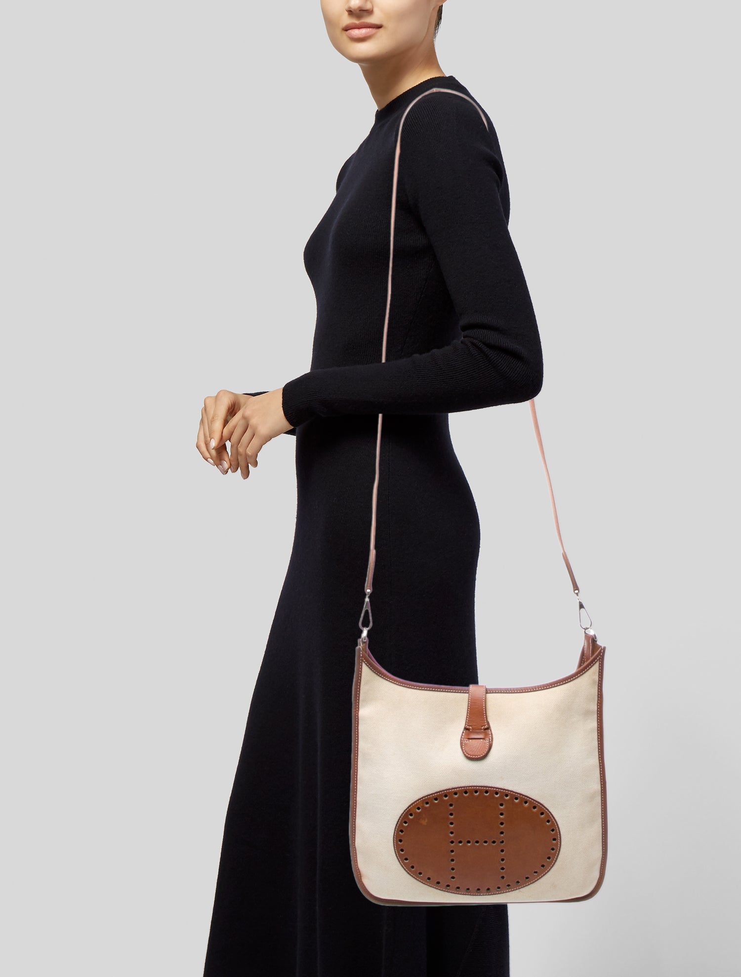 Hermès Toile & Barenia Evelyne III 33