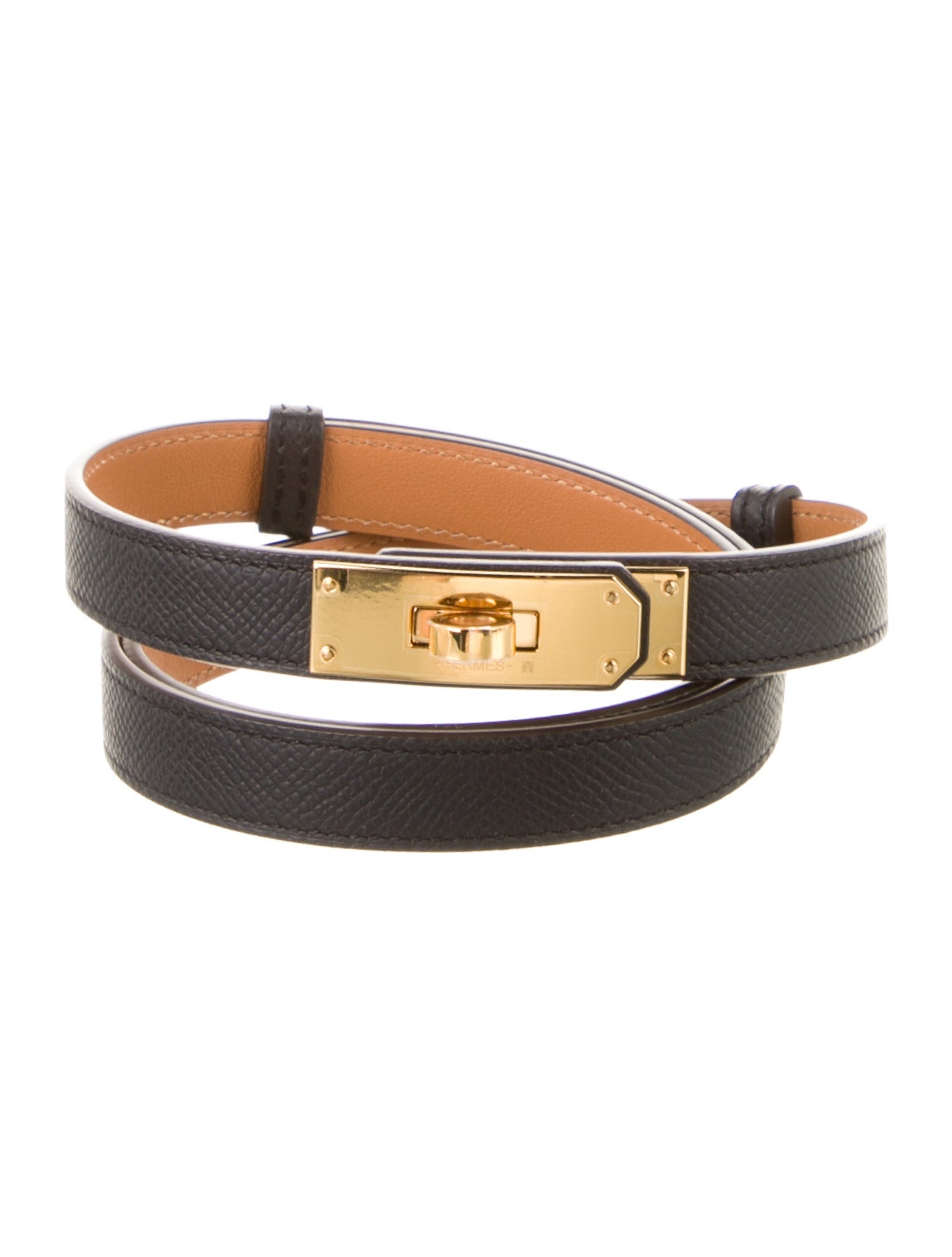 Hermès 18 mm Epsom Leather Kelly Belt w/ Tags