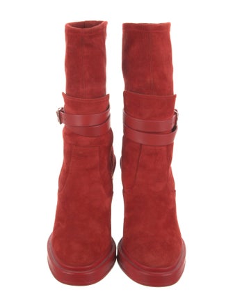 Hermès Selena Suede Slouch Boots