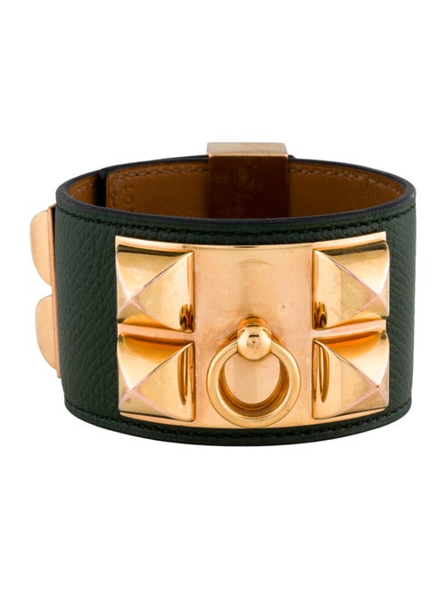 Hermès Collier De Chien Leather Bracelet