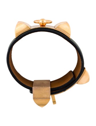 Hermès Collier De Chien Leather Bracelet