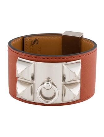 Hermès Collier De Chien Leather Wrap Bracelet