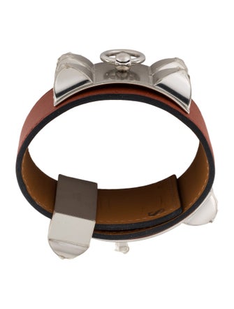 Hermès Collier De Chien Leather Wrap Bracelet
