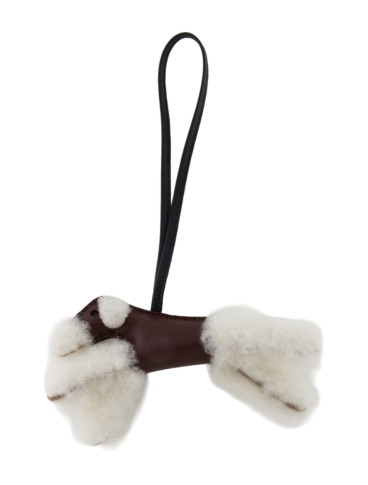 Hermès 2025 Milo Lambskin Shearling Budy Charm