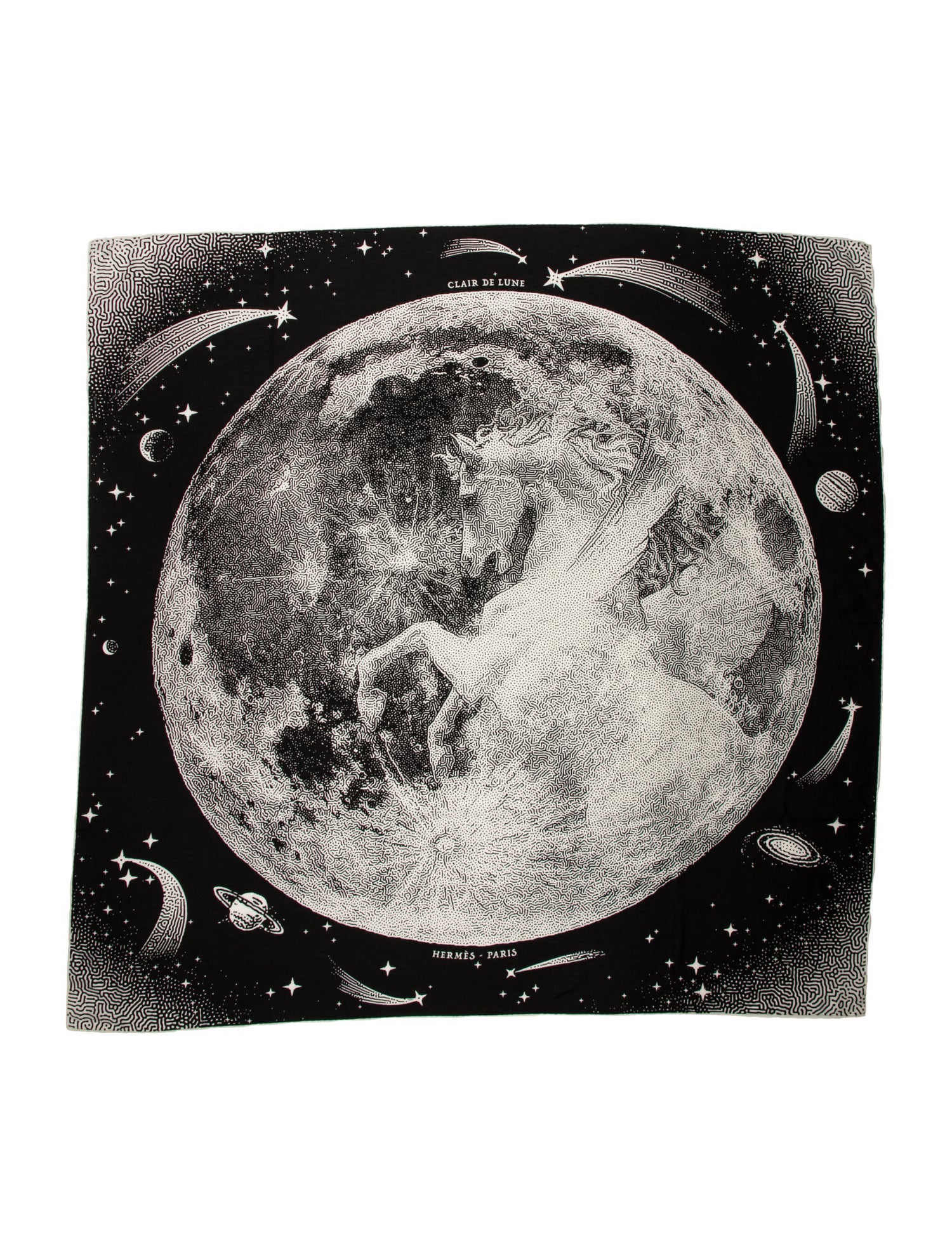 Hermès Clair De Lune Cashmere Shawl w/ Tags