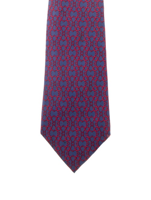 Hermès Silk Printed Tie