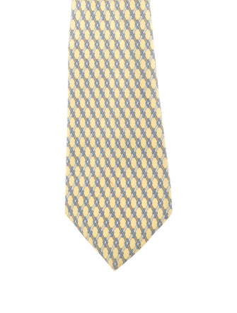 Hermès Silk Printed Tie