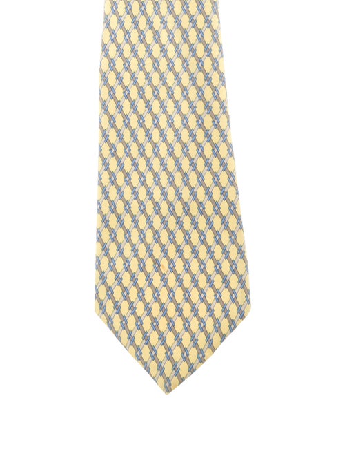 Hermès Silk Printed Tie