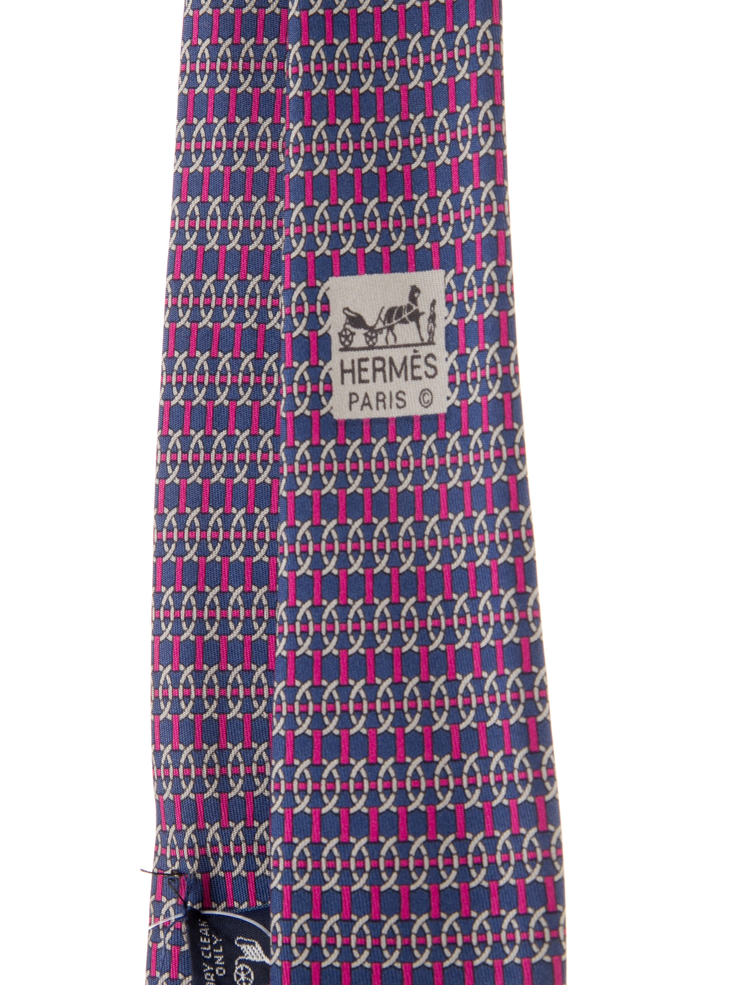 Hermès Silk Printed Tie