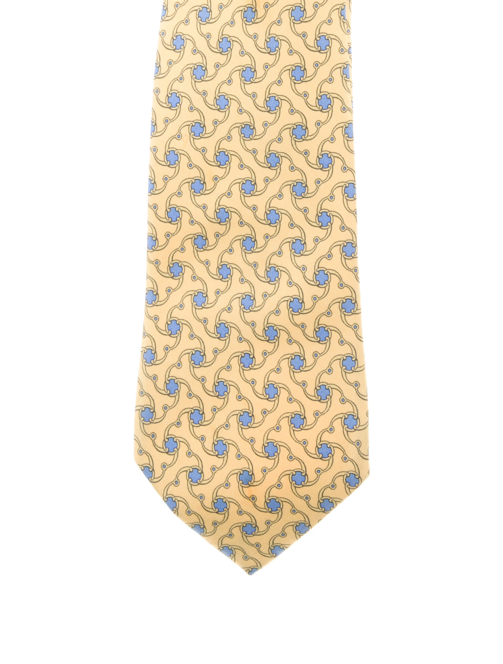 Hermès Silk Printed Tie