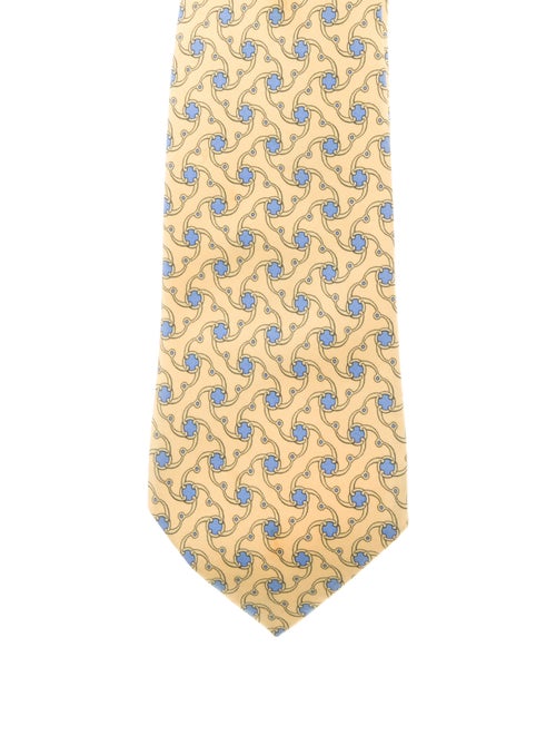 Hermès Silk Printed Tie