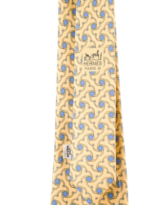 Hermès Silk Printed Tie