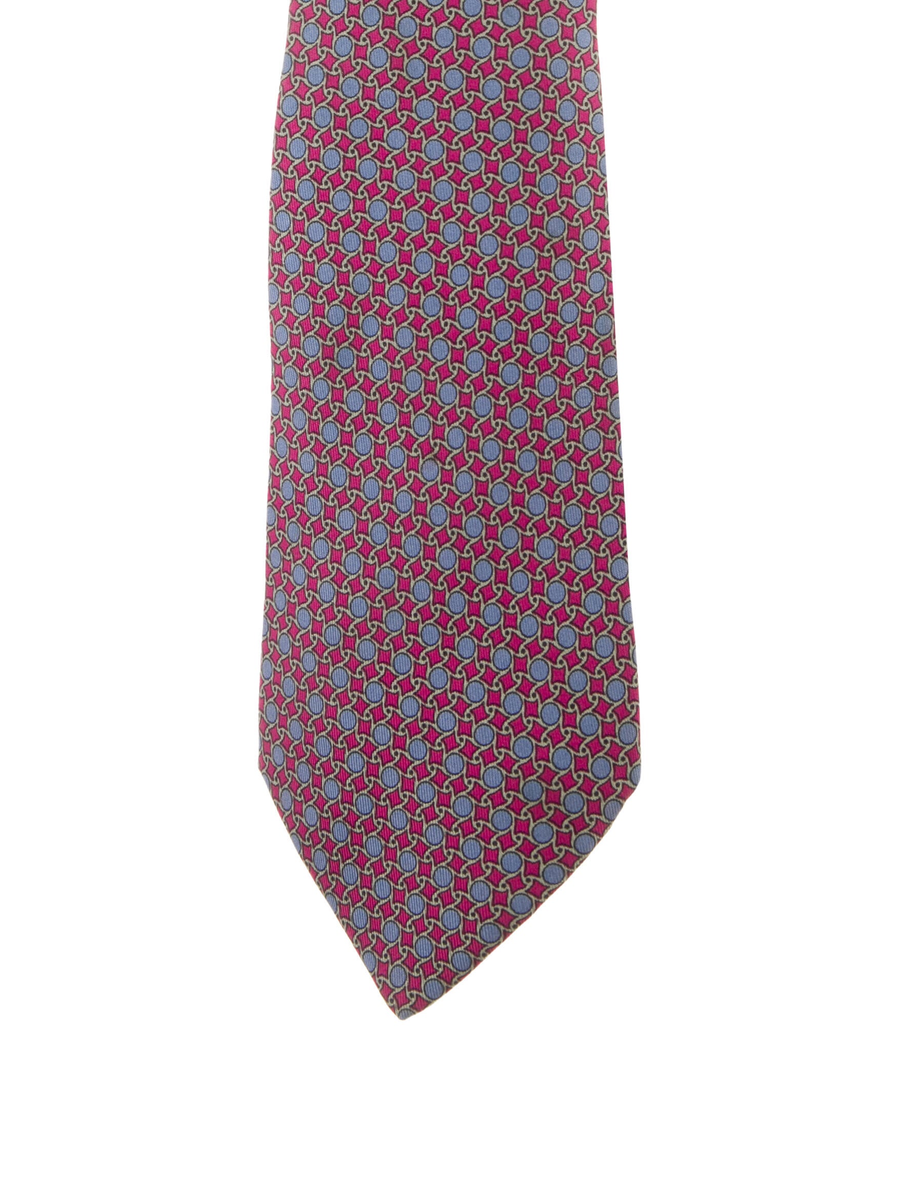 Hermès Silk Printed Tie