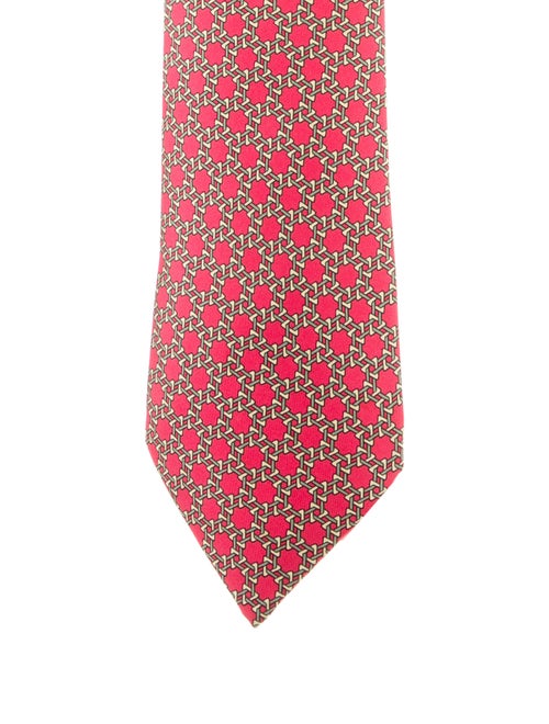 Hermès Silk Printed Tie