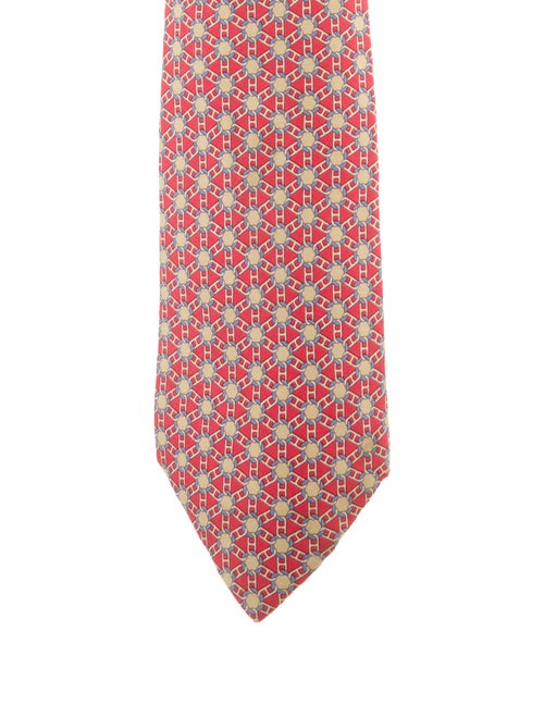 Hermès Silk Printed Tie