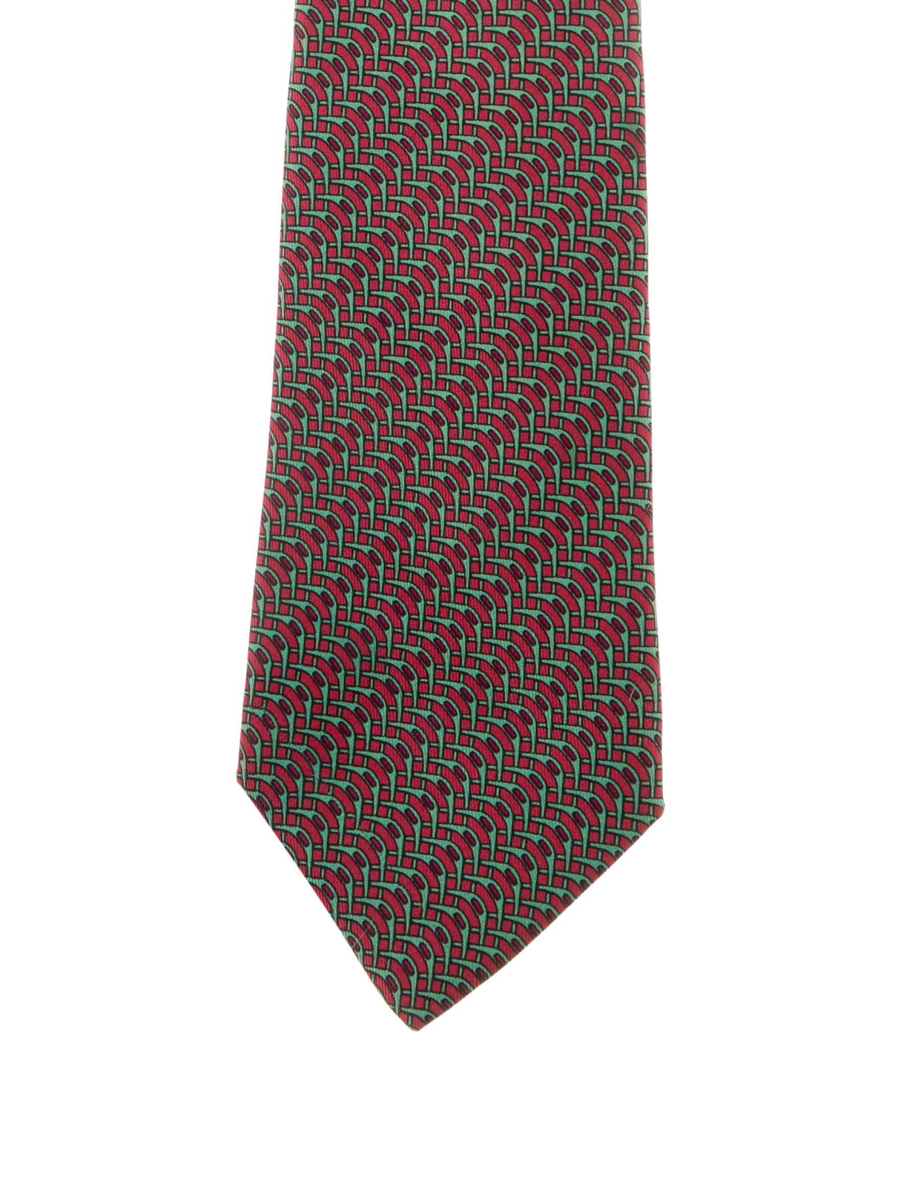 Hermès Silk Printed Tie
