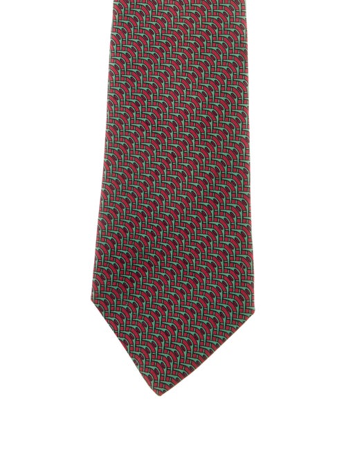 Hermès Silk Printed Tie