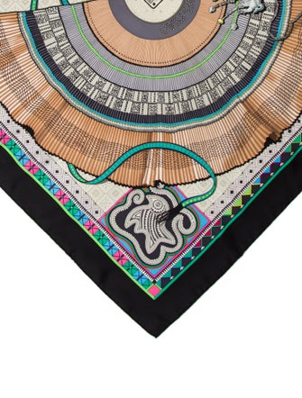 Hermès Cent Plis des Miao Silk Scarf