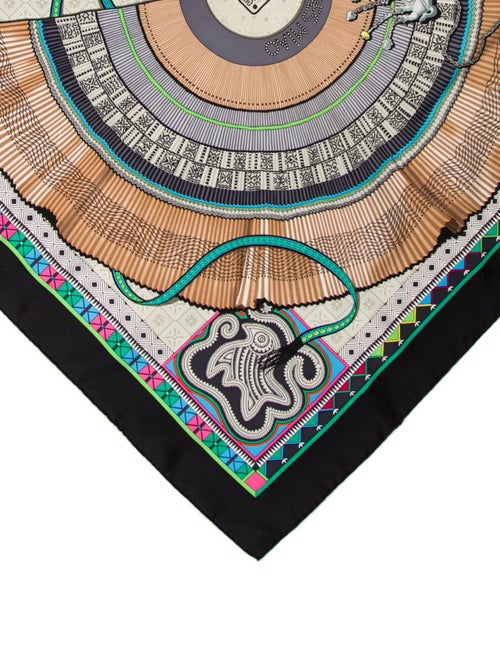 Hermès Cent Plis des Miao Silk Scarf