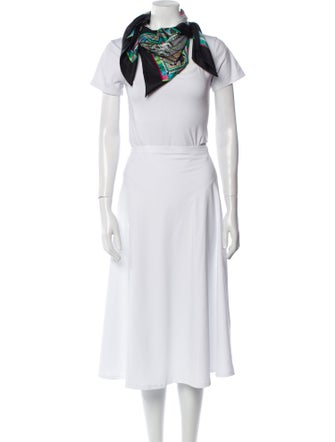 Hermès Cent Plis des Miao Silk Scarf