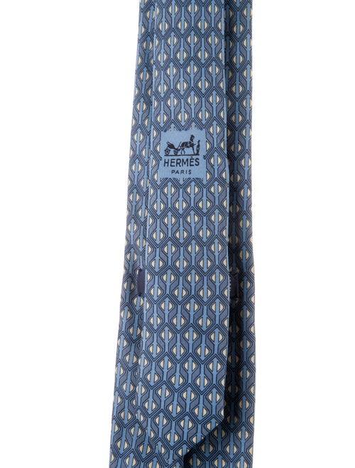 Hermès Silk Printed Tie
