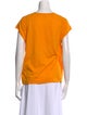 Hermès Scoop Neck Short Sleeve T-Shirt