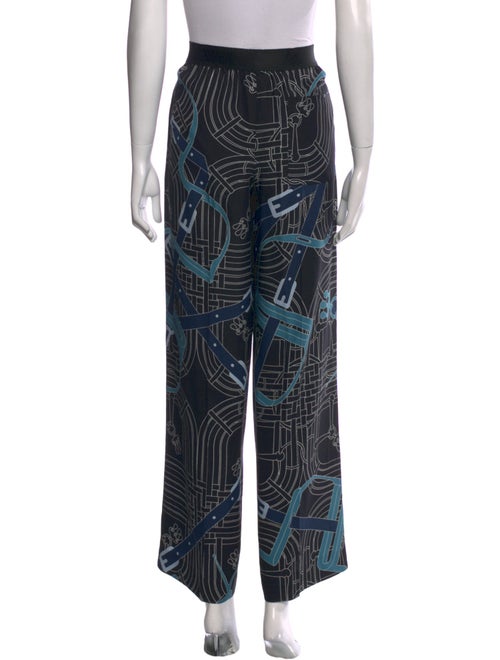 Hermès Silk Wide Leg Pants