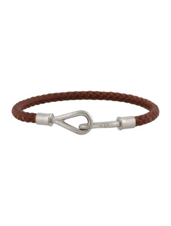 Hermès Leather Jumbo Hook Bracelet
