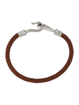 Hermès Leather Jumbo Hook Bracelet