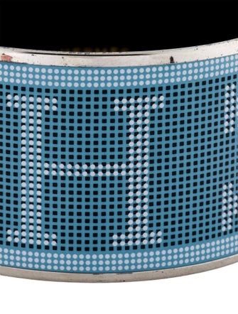 Hermès Extra Wide Enamel Bangle Bracelet